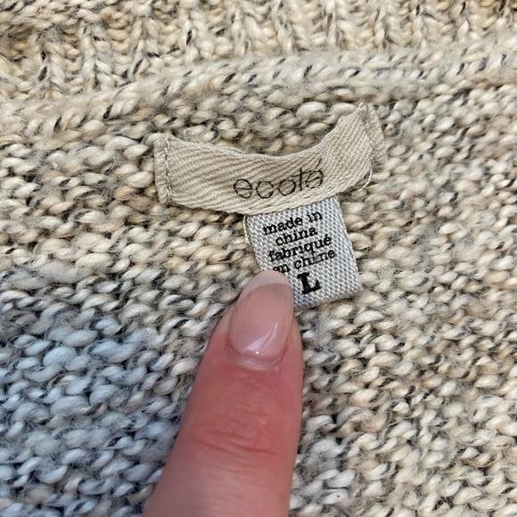 urban outfitters ecoté Brown cropped sweater - Picture 2 of 4